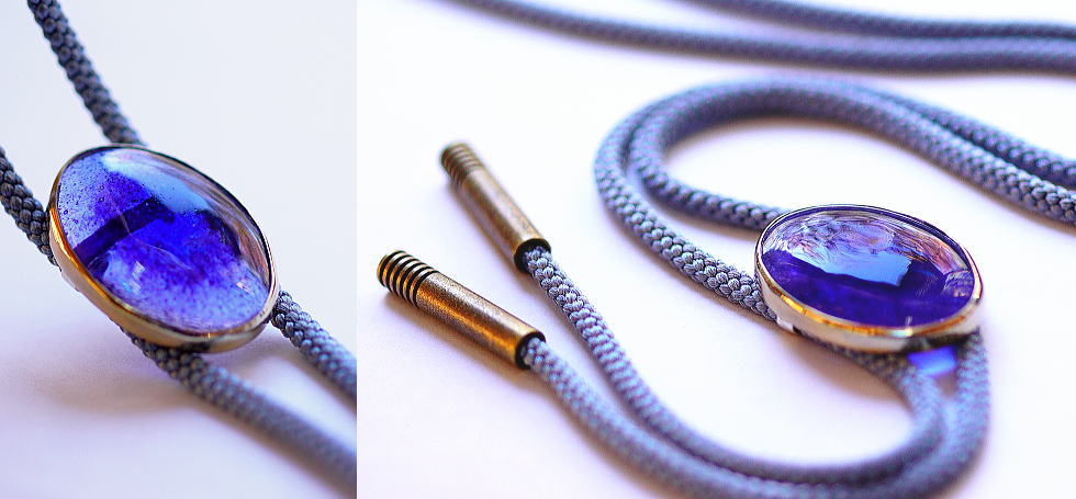 Energy Tanzanite ～ 麗 ～ ラフォルム ガラスジュエリー ガラスアクセサリー