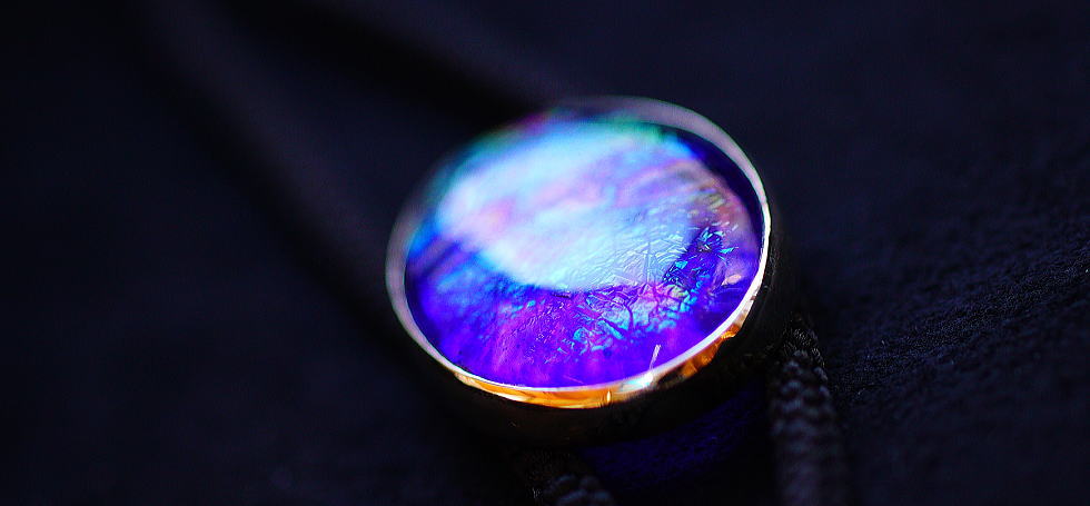 Energy Tanzanite ～ 煌 ～ ラフォルム ガラスジュエリー ガラスアクセサリー