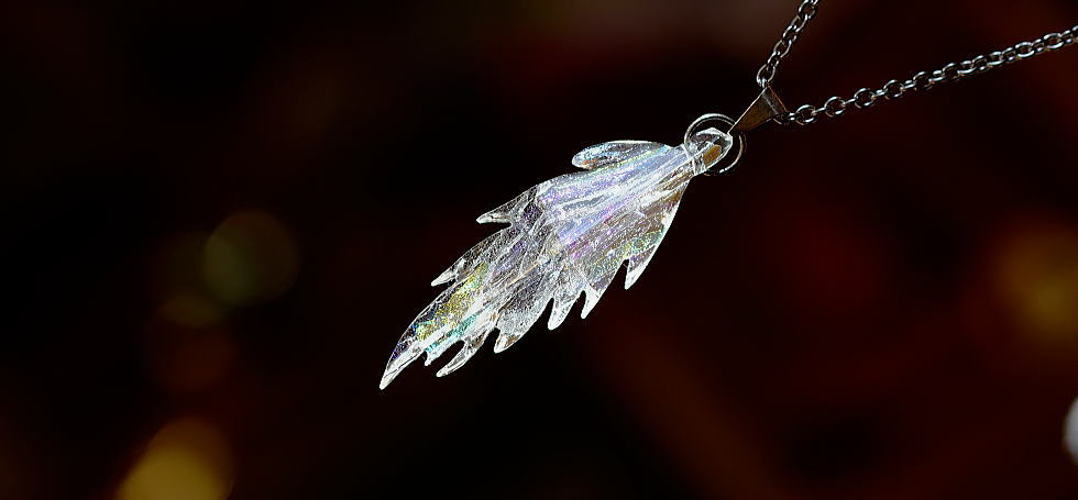Pure dream wing ラフォルム ガラスジュエリー ガラスアクセサリー