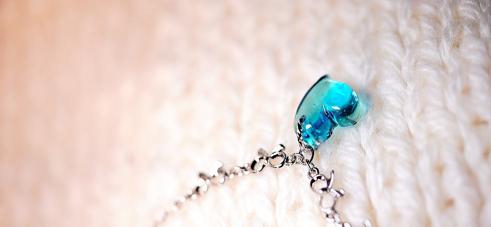 Aqua pure love ラフォルム ガラスジュエリー ガラスアクセサリー