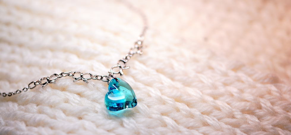 Aqua pure love ラフォルム ガラスジュエリー ガラスアクセサリー