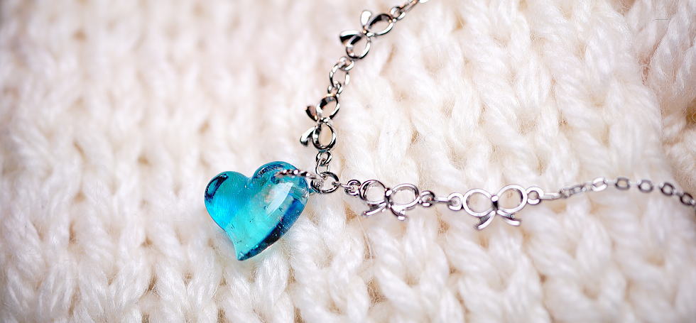 Aqua pure love ラフォルム ガラスジュエリー ガラスアクセサリー