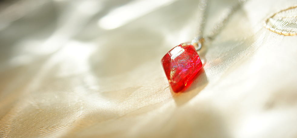 Pretty fellow / Petit Diamond ラフォルム ガラスジュエリー ガラスアクセサリー
