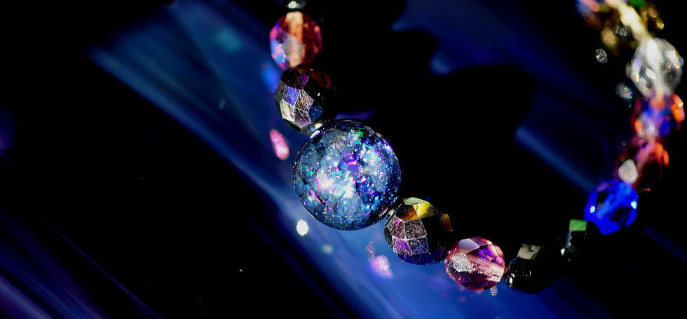 Infinite Sphere ～ 限りなき神秘の宙 ～ ラフォルム ガラスジュエリー ガラスアクセサリー