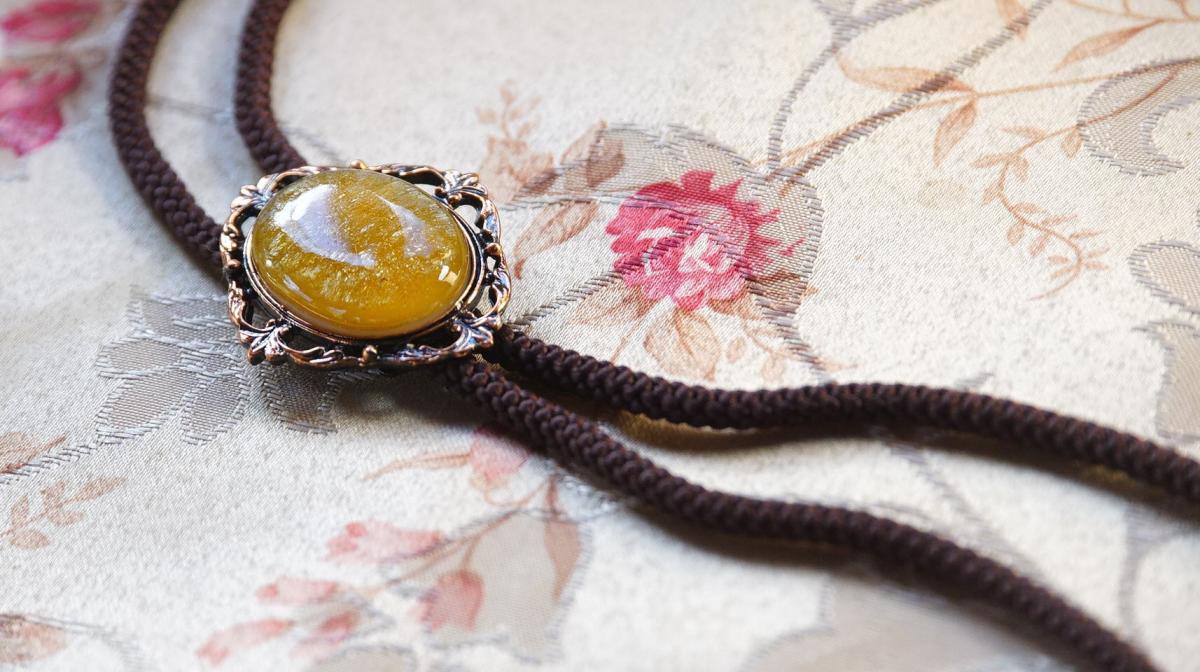 Mysterious amber eye