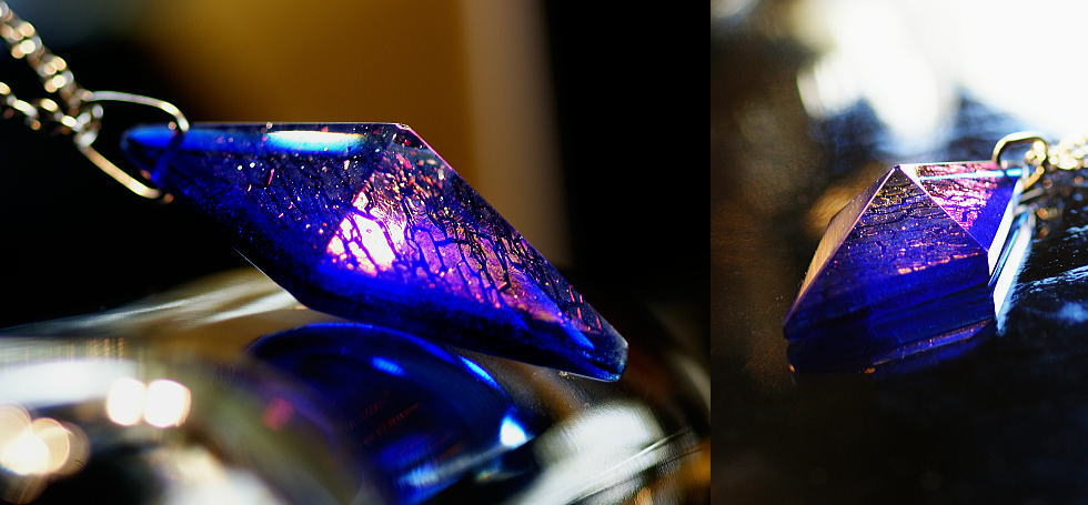 Ocean bright diamond ラフォルム ガラスジュエリー ガラスアクセサリー