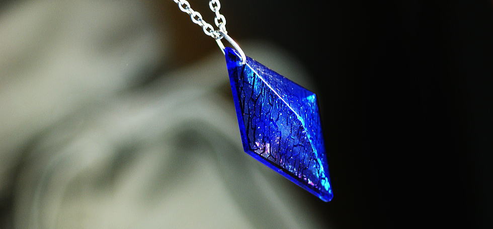 Ocean bright diamond ラフォルム ガラスジュエリー ガラスアクセサリー