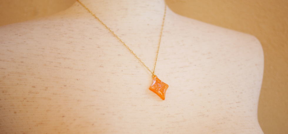 Feminine diamond ラフォルム ガラスジュエリー ガラスアクセサリー