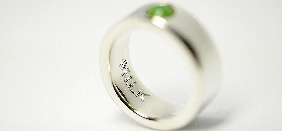 Fresh green memories ラフォルム ガラスジュエリー ガラスアクセサリー