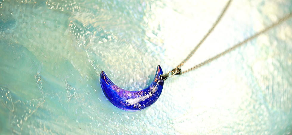 Royal moon ラフォルム ガラスジュエリー ガラスアクセサリー