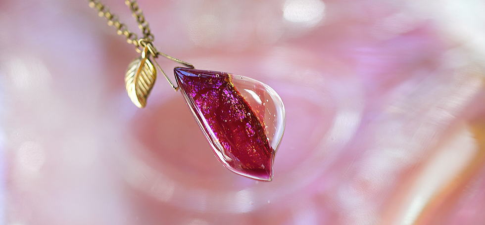 ROSE LIP GLOSS ラフォルム ガラスジュエリー ガラスアクセサリー
