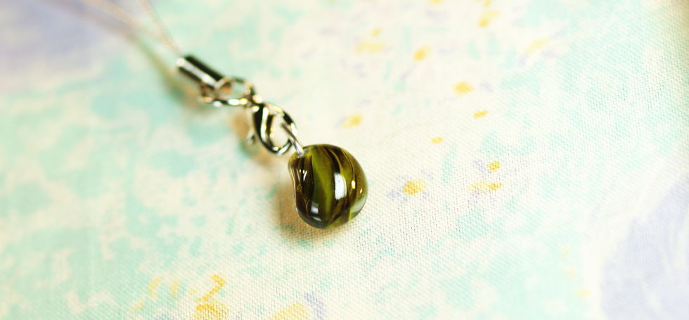 Rebirth bean ラフォルム ガラスジュエリー ガラスアクセサリー