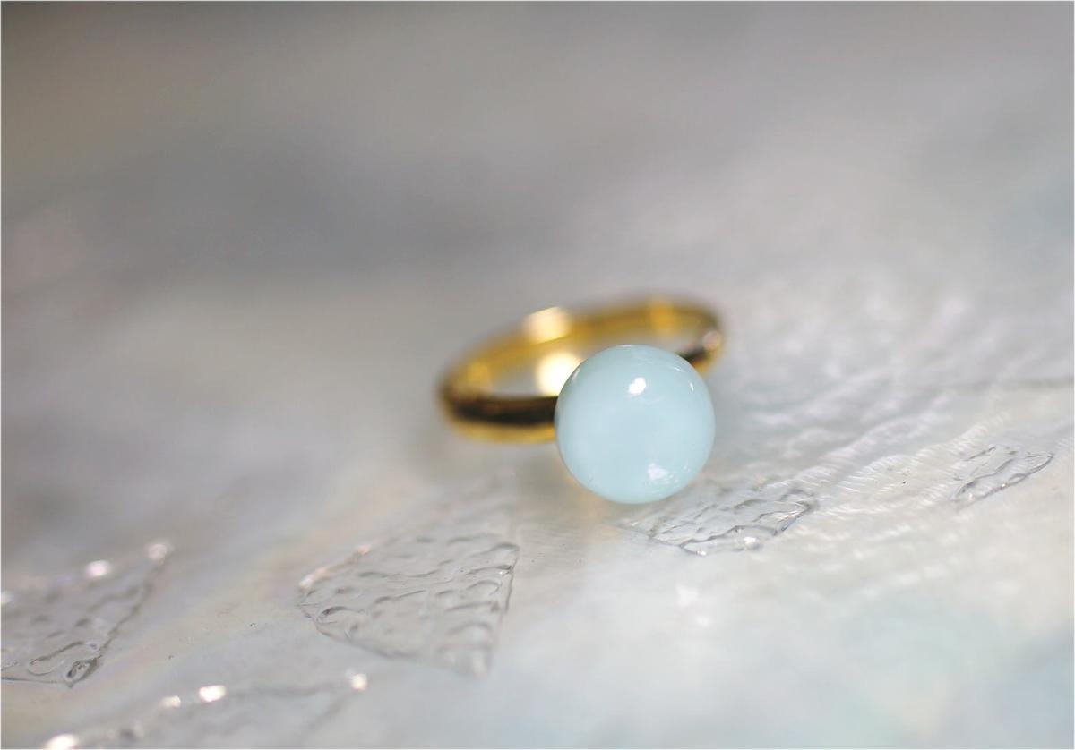 Lavender ～ 薄紫のハーモニー ～ ラフォルム ガラスジュエリー ガラスアクセサリー