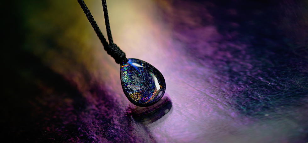 Vivid Light Galaxy ラフォルム ガラスジュエリー ガラスアクセサリー