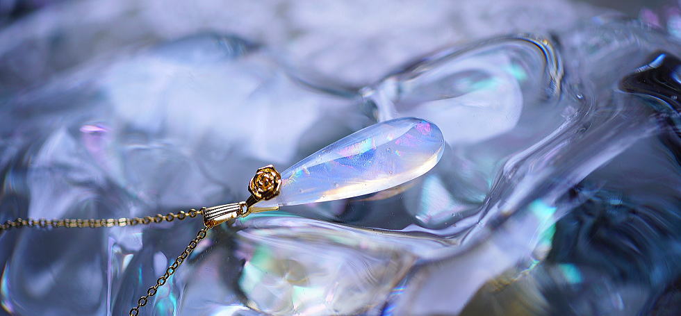 DIAMOND SNOW DROP ラフォルム ガラスジュエリー ガラスアクセサリー