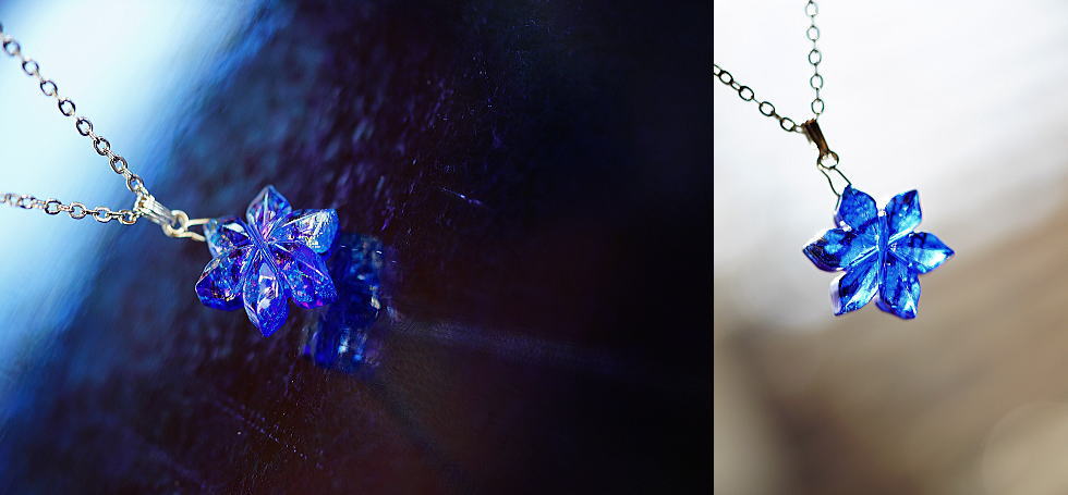 白夜に咲く花 MINI ラフォルム ガラスジュエリー ガラスアクセサリー