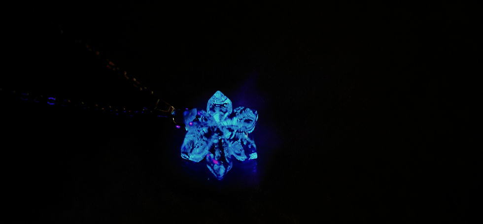 白夜に咲く花 PETIT ラフォルム ガラスジュエリー ガラスアクセサリー