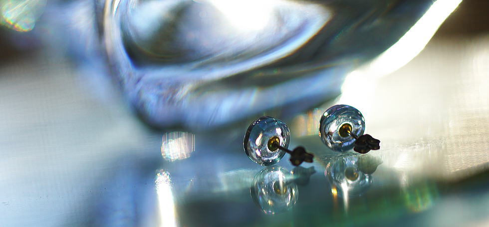 Chic Universe ～ earring(ピアス) ～ ラフォルム ガラスジュエリー ガラスアクセサリー