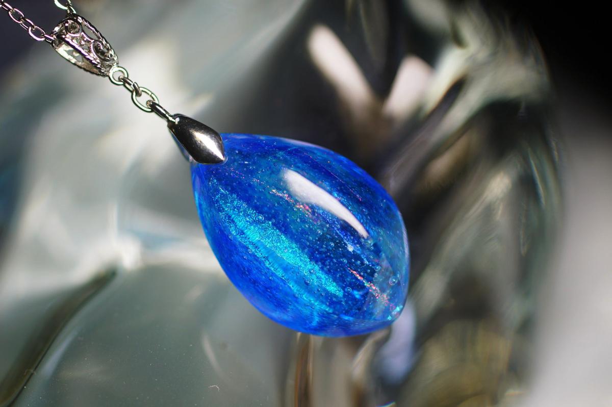 Marine Blossom ～ 海の花のつぼみ ～ ラフォルム ガラスジュエリー ガラスアクセサリー