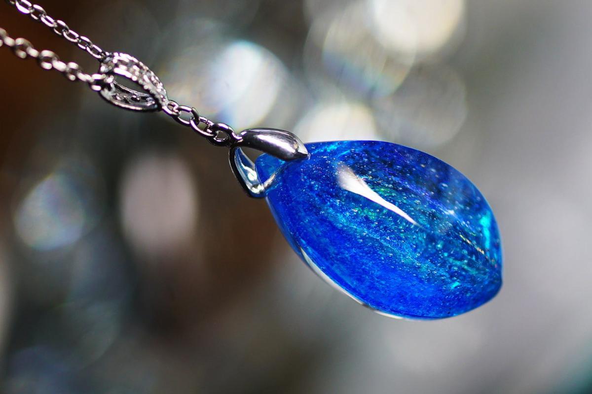 Marine Blossom ～ 海の花のつぼみ ～ ラフォルム ガラスジュエリー ガラスアクセサリー