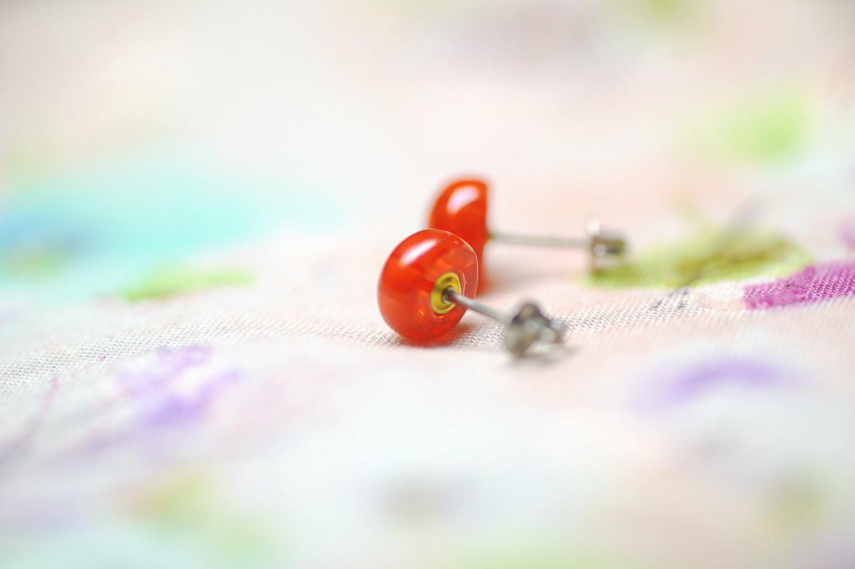 Flora ～ 太陽の花 ～ ラフォルム ガラスジュエリー ガラスアクセサリー