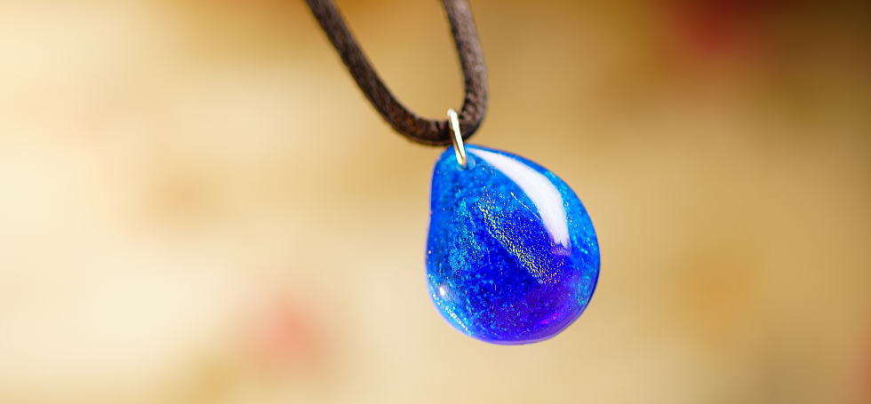 Natural sparkle water ラフォルム ガラスジュエリー ガラスアクセサリー