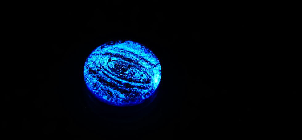 神秘なる青き宇宙 ラフォルム ガラスジュエリー ガラスアクセサリー