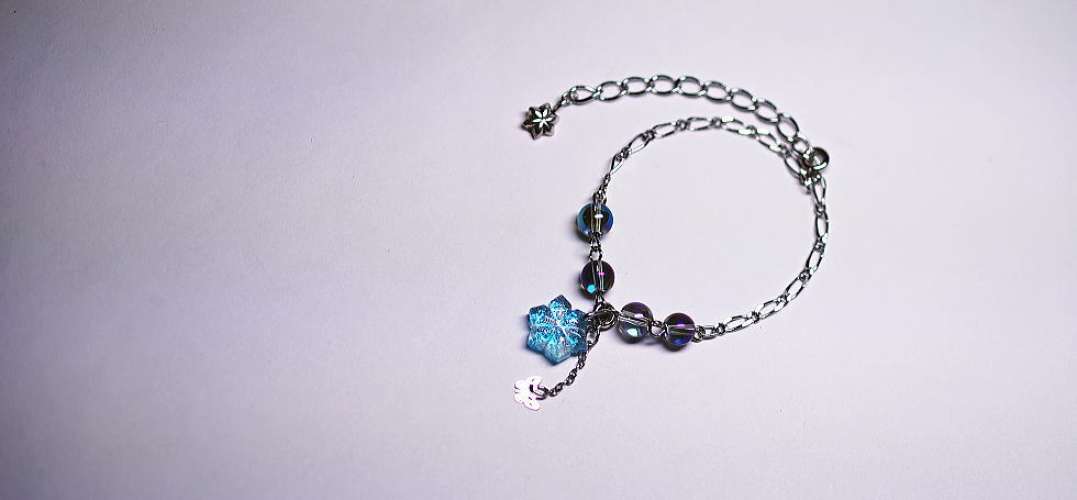 Snow princess ～ Charming bracelet ～ ラフォルム ガラスジュエリー ガラスアクセサリー