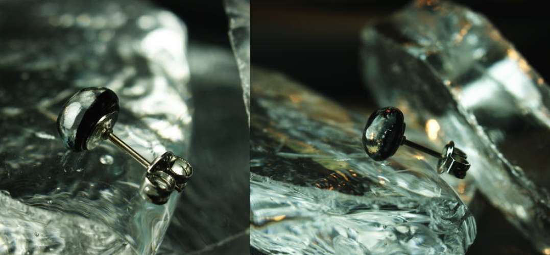 Silver tear ラフォルム ガラスジュエリー ガラスアクセサリー