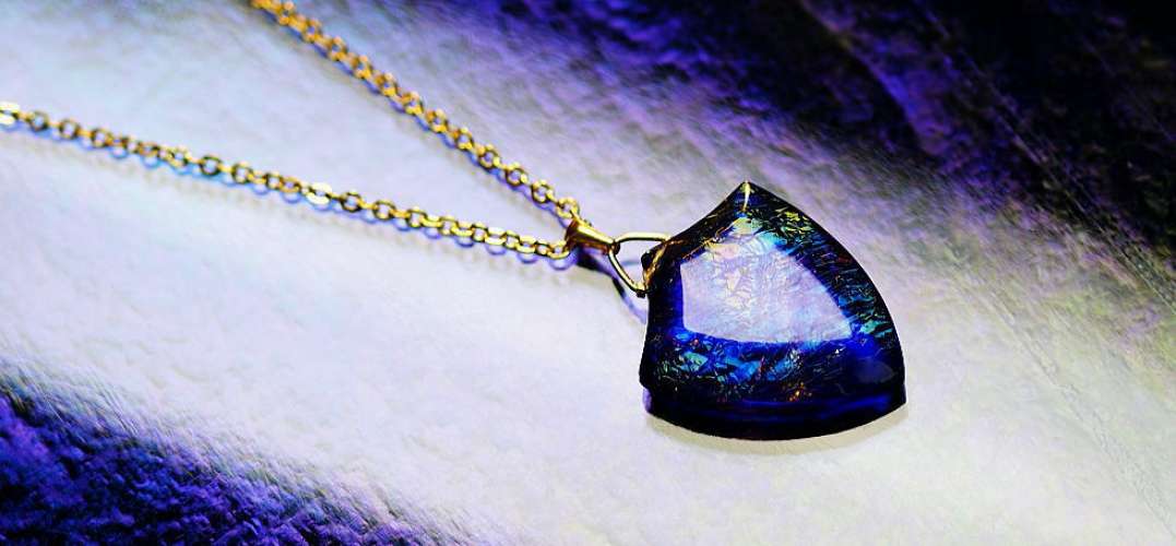 Perseus's proof ～ Blue star ～ ラフォルム ガラスジュエリー ガラスアクセサリー
