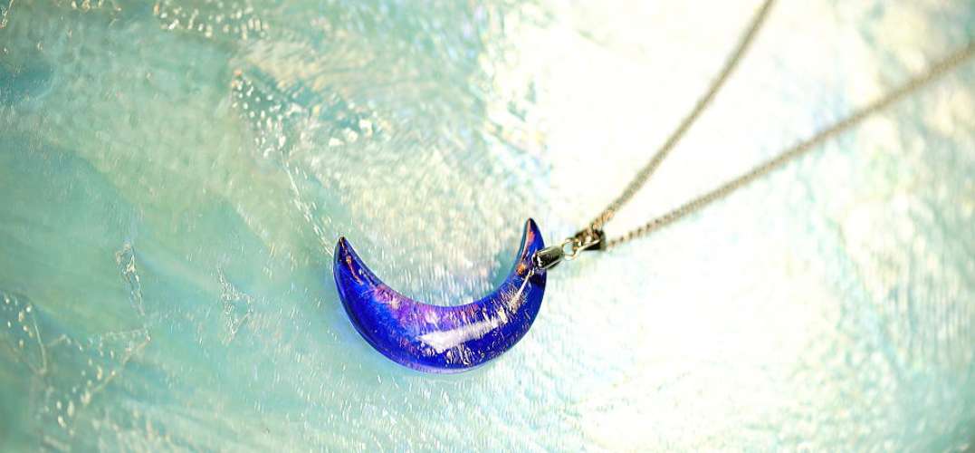 Royal moon ラフォルム ガラスジュエリー ガラスアクセサリー