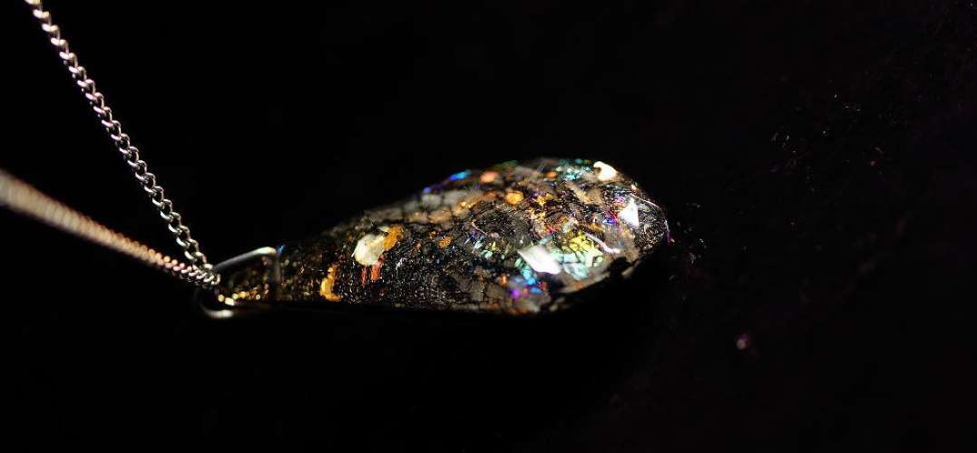 銀河に煌く流星群 ラフォルム ガラスジュエリー ガラスアクセサリー