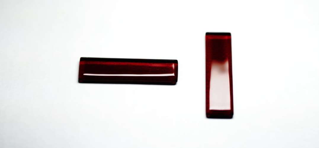 Rectangle plate ラフォルム ガラスジュエリー ガラスアクセサリー