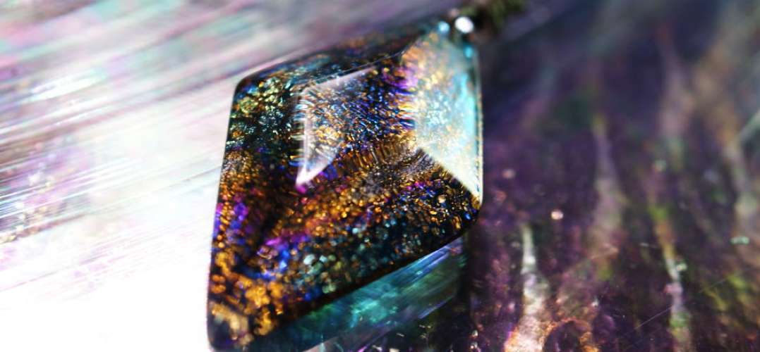 Bright Aquamarine ラフォルム ガラスジュエリー ガラスアクセサリー