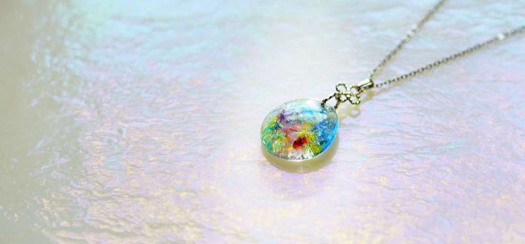 Flowery garden ラフォルム ガラスジュエリー ガラスアクセサリー