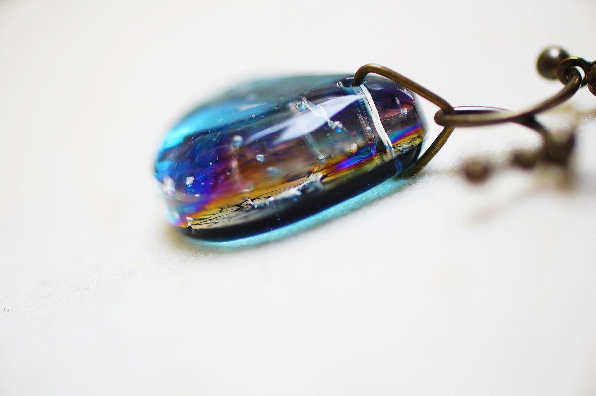 Aquatic Bean ラフォルム ガラスジュエリー ガラスアクセサリー
