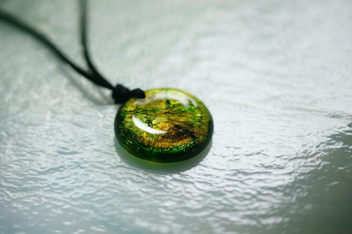 Green Brightness ～ To you ～ ラフォルム ガラスジュエリー ガラスアクセサリー