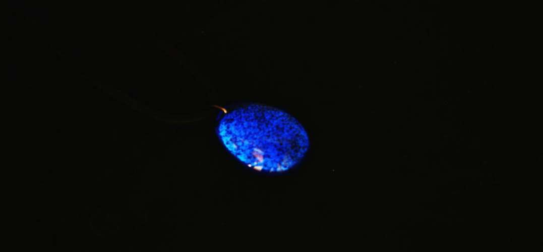Blue Drop ～ 深海の輝石 ～ ラフォルム ガラスジュエリー ガラスアクセサリー