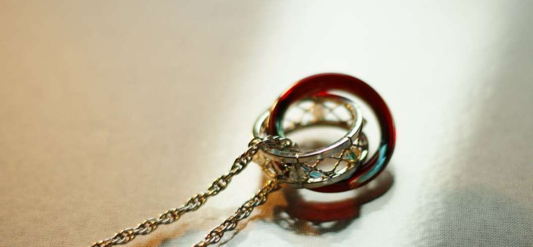 Ring of the love Univers ～ Adaptation heart ～ ラフォルム ガラスジュエリー ガラスアクセサリー