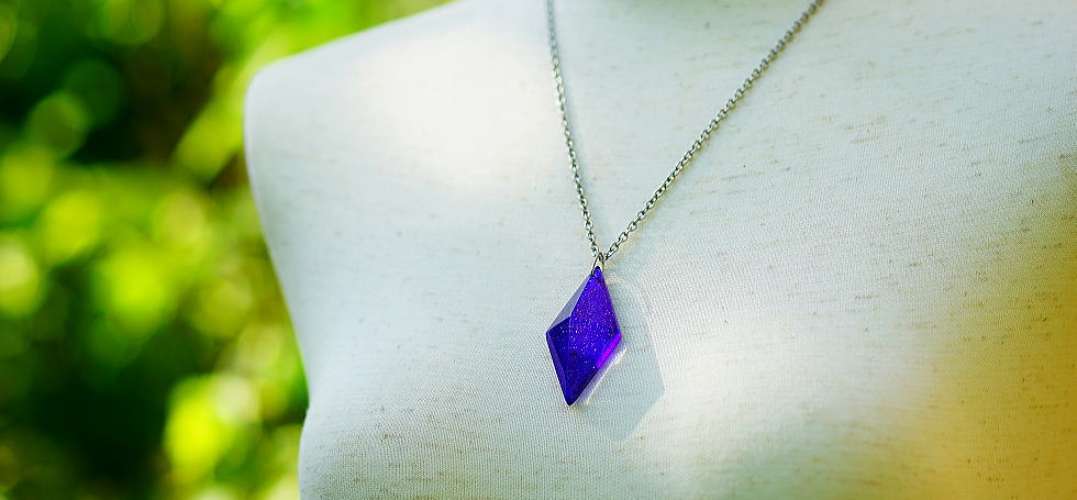 Blue universe of stardust ラフォルム ガラスジュエリー ガラスアクセサリー