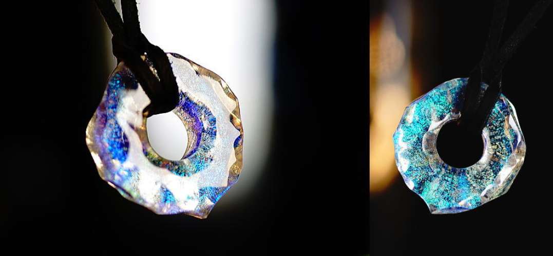 SPARKLING FROZEN CIRCLE ラフォルム ガラスジュエリー ガラスアクセサリー