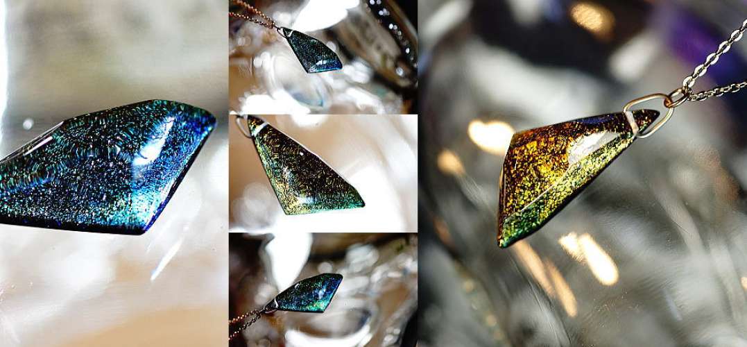 Holographic galaxy ラフォルム ガラスジュエリー ガラスアクセサリー