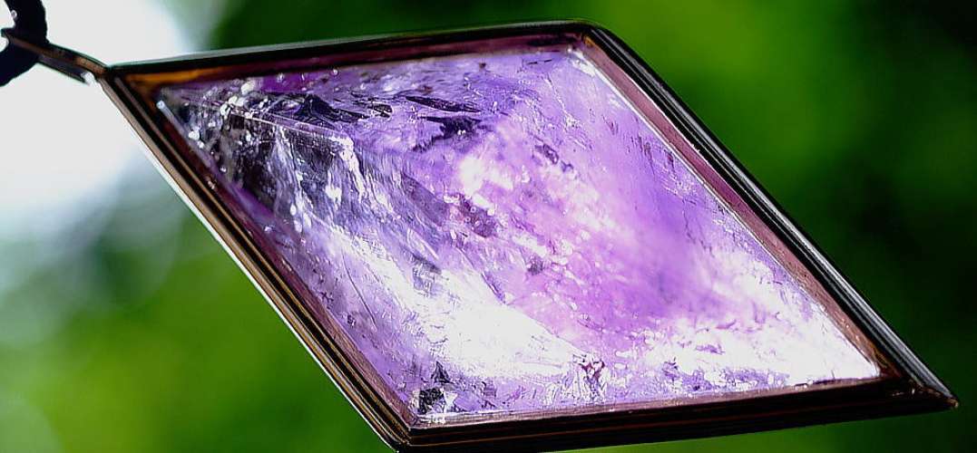 Dream Natural Amethyst ラフォルム ガラスジュエリー ガラスアクセサリー