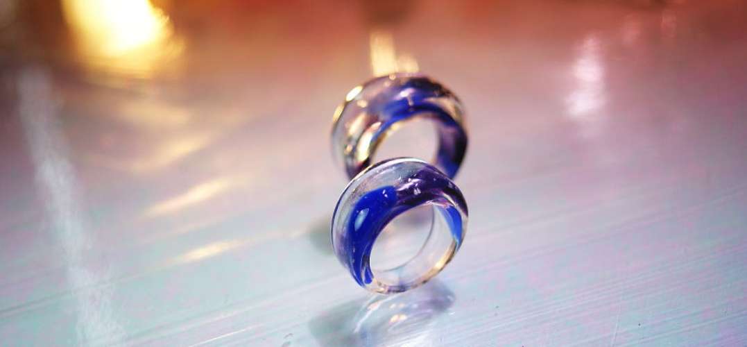 Everlasting Ring ～ 誓い  ～ ラフォルム ガラスジュエリー ガラスアクセサリー