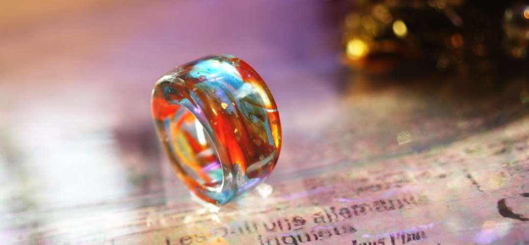 Everlasting Ring ～ 絆 ～ ラフォルム ガラスジュエリー ガラスアクセサリー